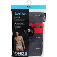 Bonds Action Brief Extra Large Assorted 4 Pack