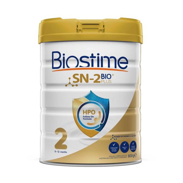 BIOSTIME SN-2 BIO PLUS HPO FOLLOW-ON FORMULA 6-12 MONTHS 800G