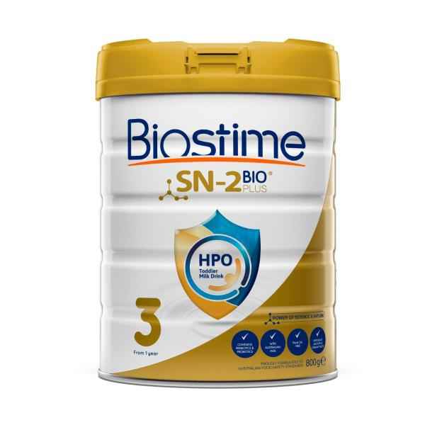 BIOSTIME SN-2 BIO PLUS HPO TODDLER MILK DRINK 12+ MONTHS 800G