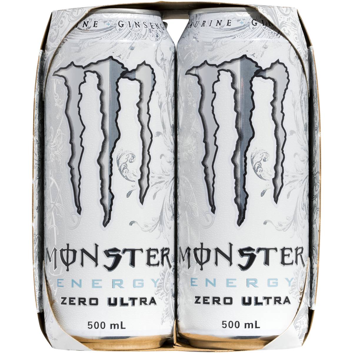 Monster Energy Ultra Multipack Cans 500ml x4 Pack