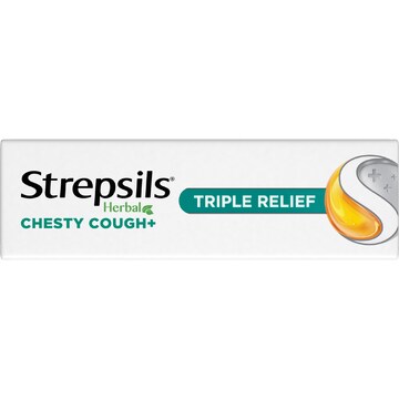 Strepsils Herbal Chesty Cough Lozenges 16 pack