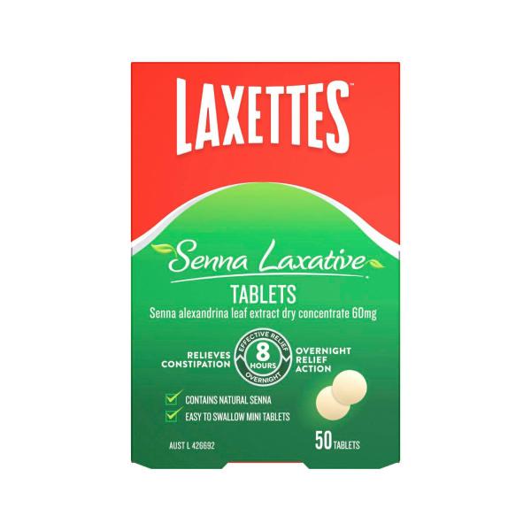 LAXETTES LAXATIVE TABLETS W'SENNA