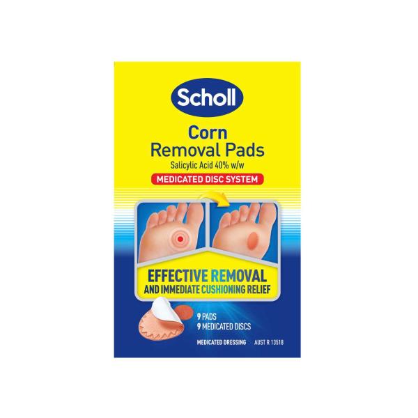 SCHOLL HARD CORN REMOVAL PAD 9 PACK