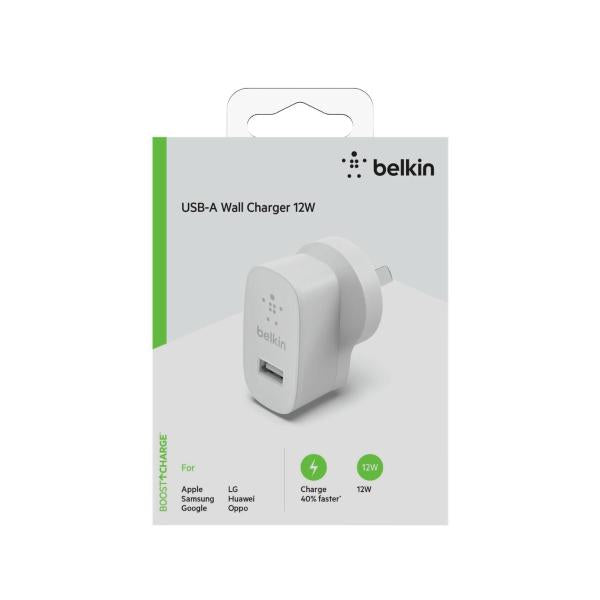 BOOSTCHARGEUSB-A WALL CHARGER (12W)