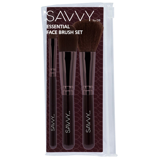 SAVVY by DB Cosmetics Brush Set 3 Piece Set