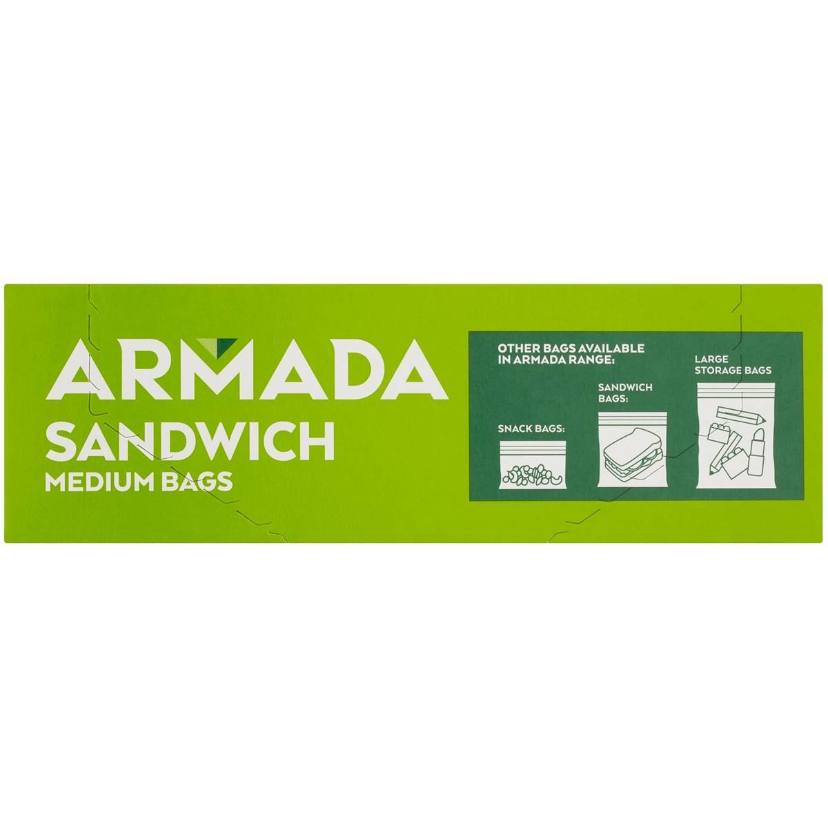 Armada Resealable Sandwich Bags 120 pack