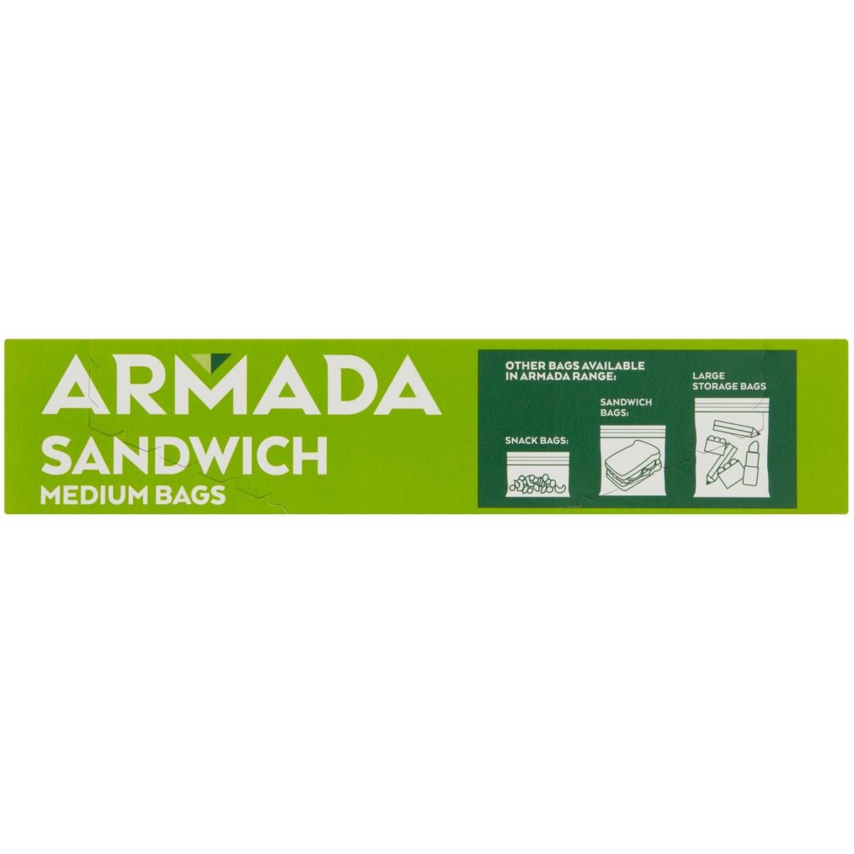 Armada Resealable Sandwich Bags 65 pack