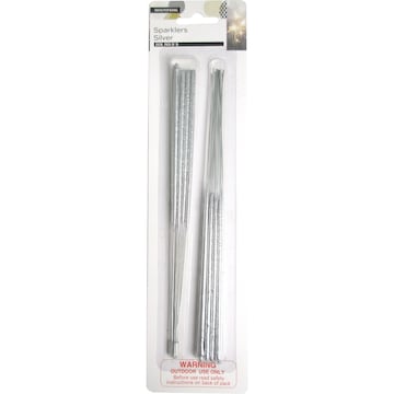 Whiz Pop Bang Silver Sparklers 20cm 16 pack