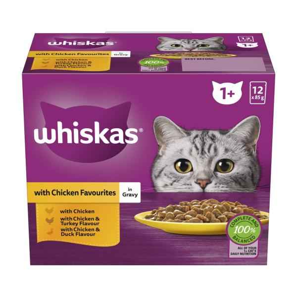 Favourites Chicken In Gravy Cat Food 12x85g
