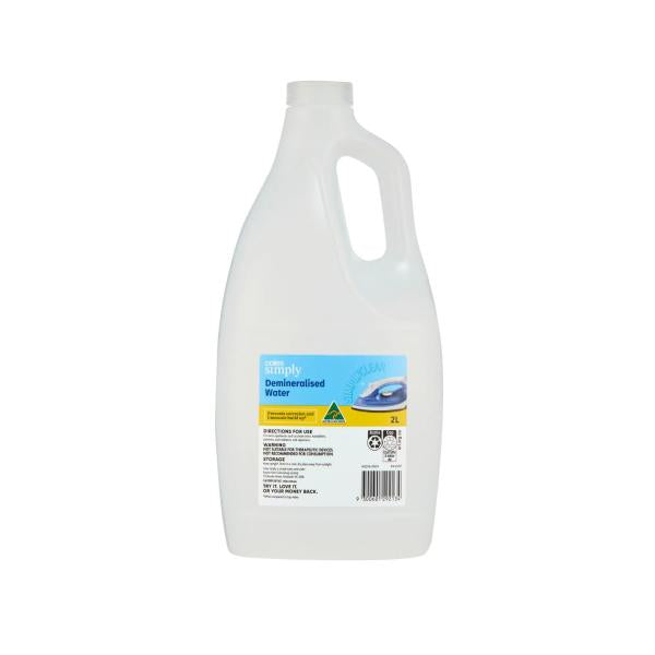 COLES SIMPLY DEMINERALISED WATER 2L