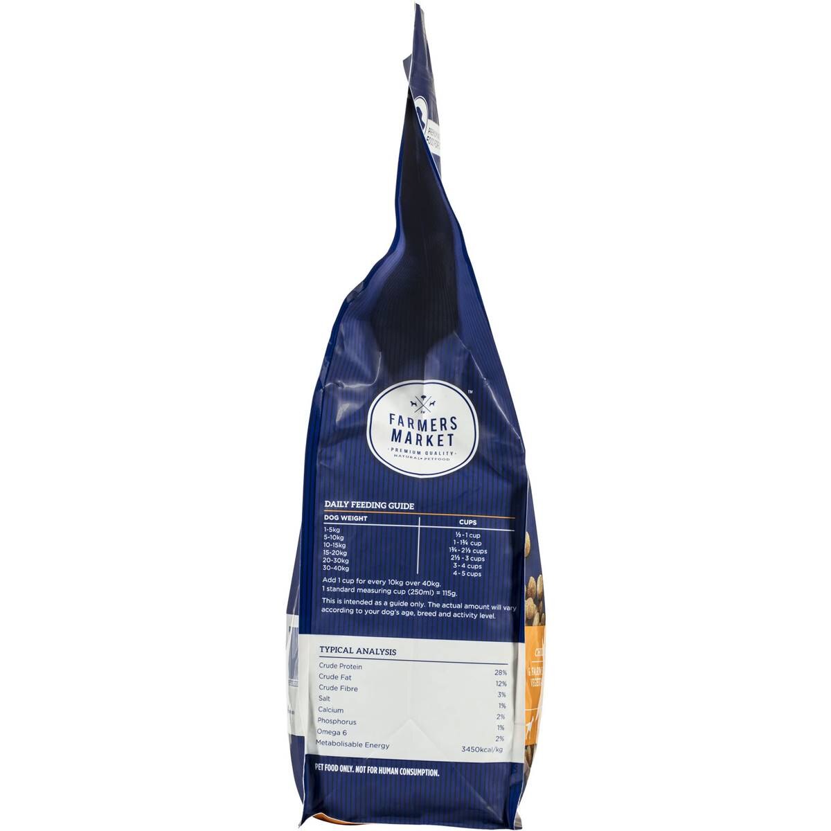 Farmers Market Adult Dry Dog Food Chicken & Farm Vegetables 2.7kg