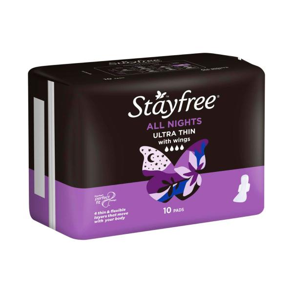 Ultra Thin All Nights Pads With Wings