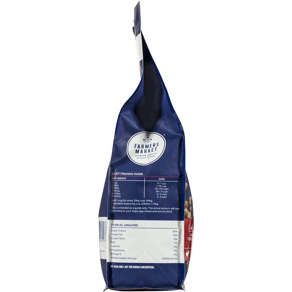 Farmers Market Adult Dry Dog Food Beef & Farm Vegetables 2.7kg