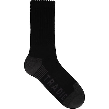 Tradie Mens Socks Black 11/13 3 pack