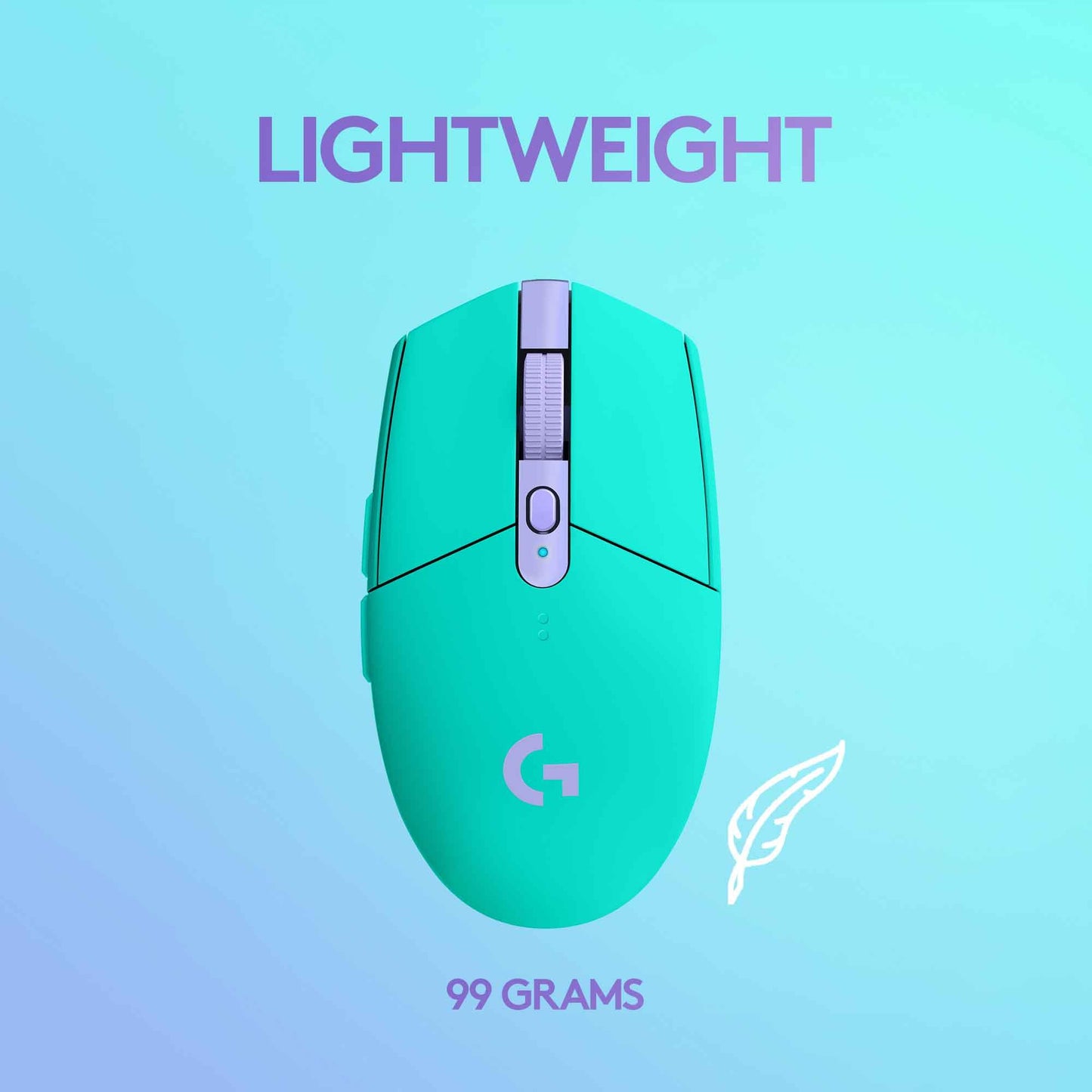 Logitech G305 Lightspeed Wireless Gaming Mouse (Mint)