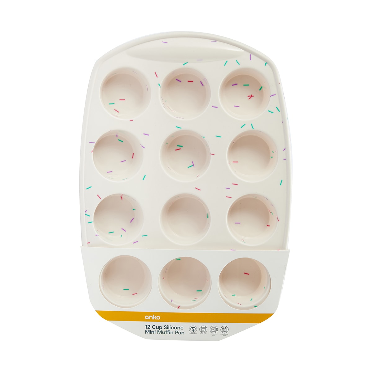 12 Cup Silicone Mini Muffin Pan