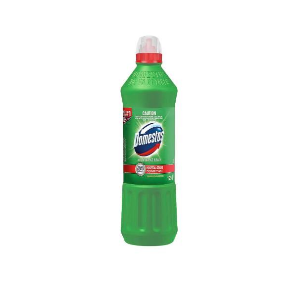 DOMESTOS MULTIPURPOSE THICK BLEACH DISINFECTANT MOUNTAIN FRESH 1.25 LITRE