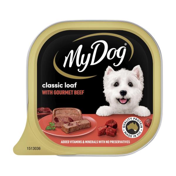 Classic Loaf With Gourmet Beef Tray Adult Wet Dog Food