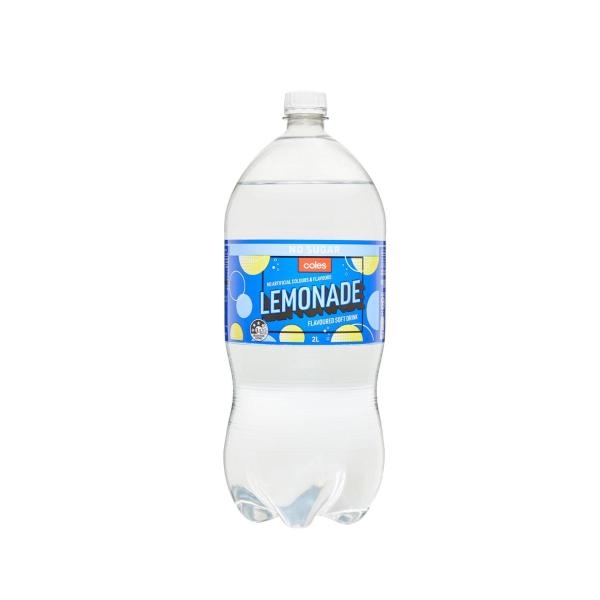 COLES NO SUGAR LEMONADE SOFT DRINK