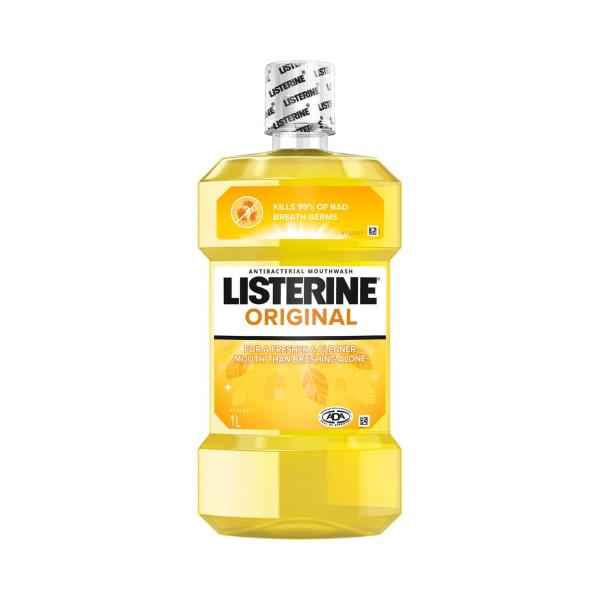 LISTERINE MOUTHWASH ANTISEPTIC 1LITRE