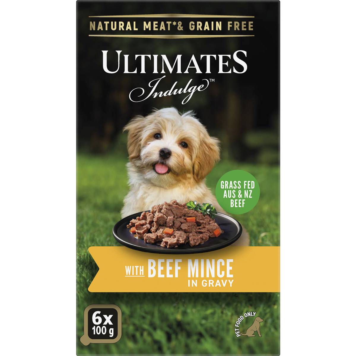 Ultimates Indulge With Beef Mince In Gravy 100g x 6 pack