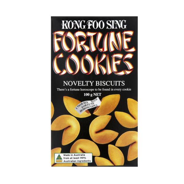KONG FOO SING FORTUNE COOKIES 100G