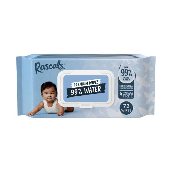 99% Water Premium Wipes