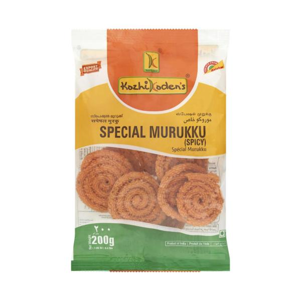 KOZHIKODEN'S SPICY MURUKKU 200G