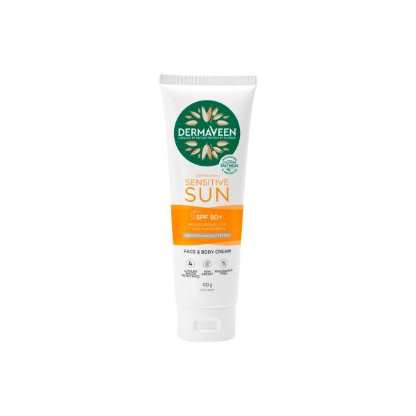 DERMAVEEN SENSITIVE SUNSCREEN SPF50+ 100G