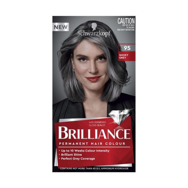 SCHWARZKOPF BRILLIANCE 95 SMOKEY GREY