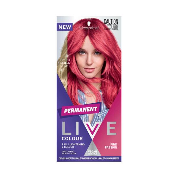 SCHWARZKOPF LIVE COLOUR PERMANENT PINK PASSION
