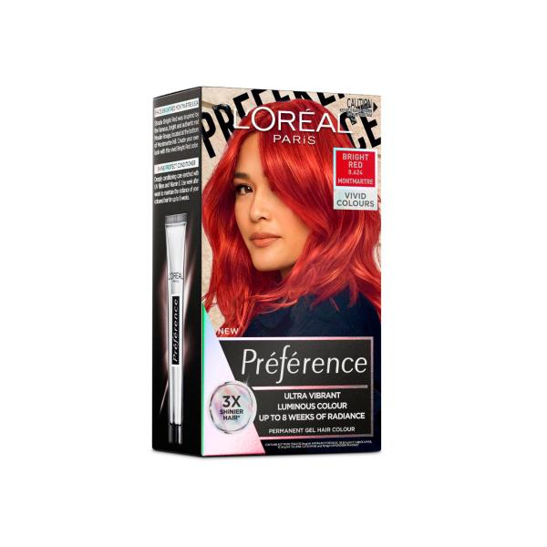 L'OREAL PREFERENCE VIVIDS 8.624 BRIGHT RED
