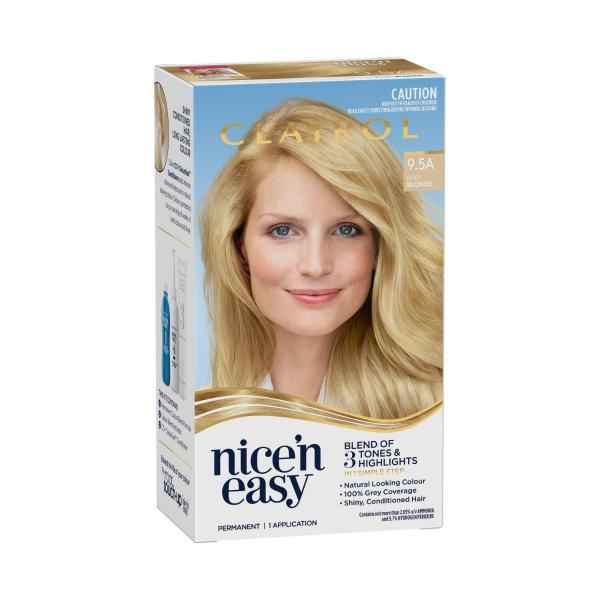 CLAIROL NICE'N EASY 9.5A BABY BLONDE PERMANENT HAIR COLOUR