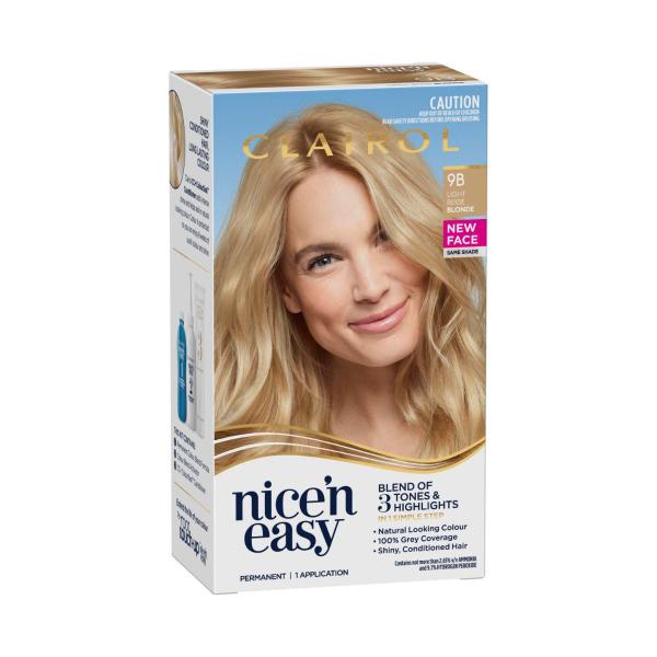 Nice 'N Easy 9B Natural Light Beige Blonde Permanent Hair Colour
