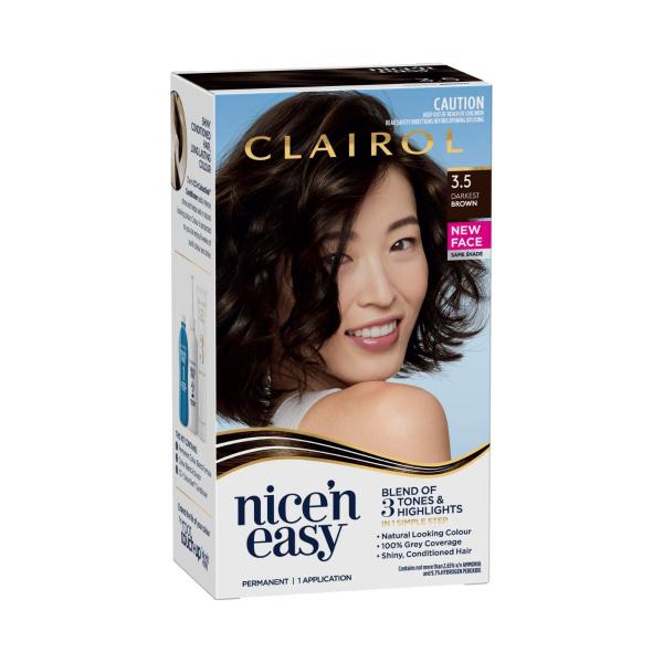 Nice 'N Easy 3.5 Natural Darkest Brown Permanent Hair Colour