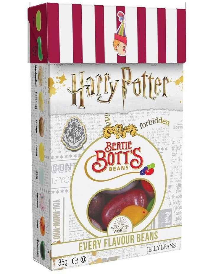 Harry Potter Bertie Bott's Every Flavour Jelly Bean Flip Top Box 35g