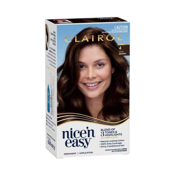 Nice 'N Easy 4 Natural Dark Brown Permanent Hair Colour