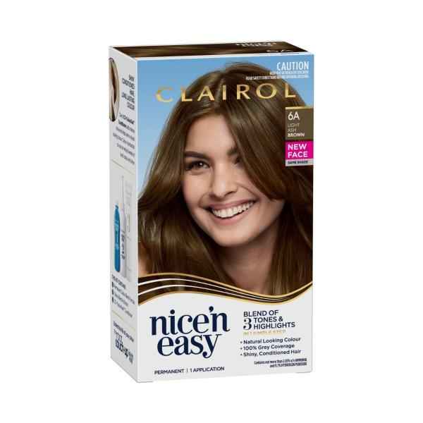 Nice 'N Easy 6A Natural Light Ash Brown Permanent Hair Colour