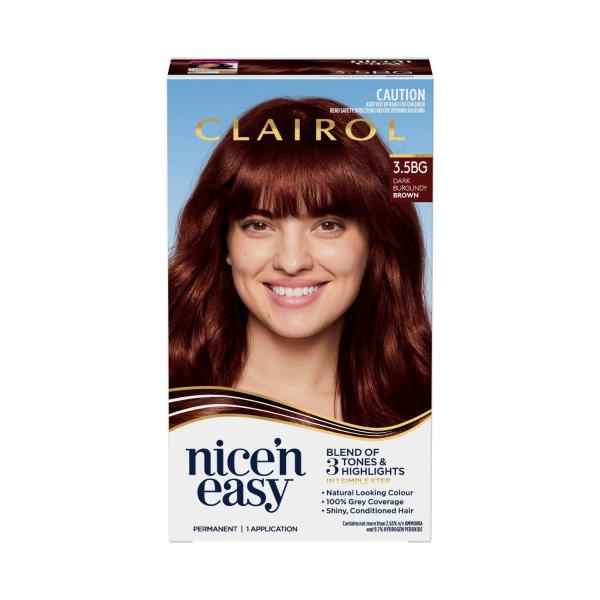 Nice 'N Easy 3.5BG Natural Dark Burgundy Permanent Hair Colour