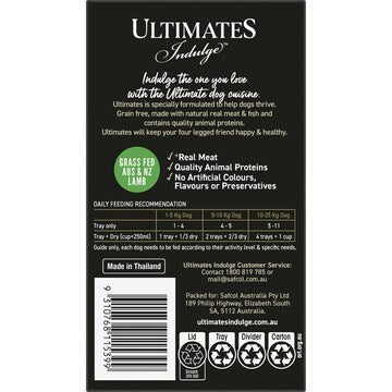 Ultimates Indulge Lamb Mince In Gravy Wet Dog Food 100g x 6 pack