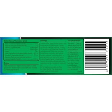 Berocca Hydrate Electrolytes Effervescent Tablets Orange 40 pack