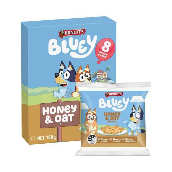 Multipack Bluey Honey Oat Biscuits
