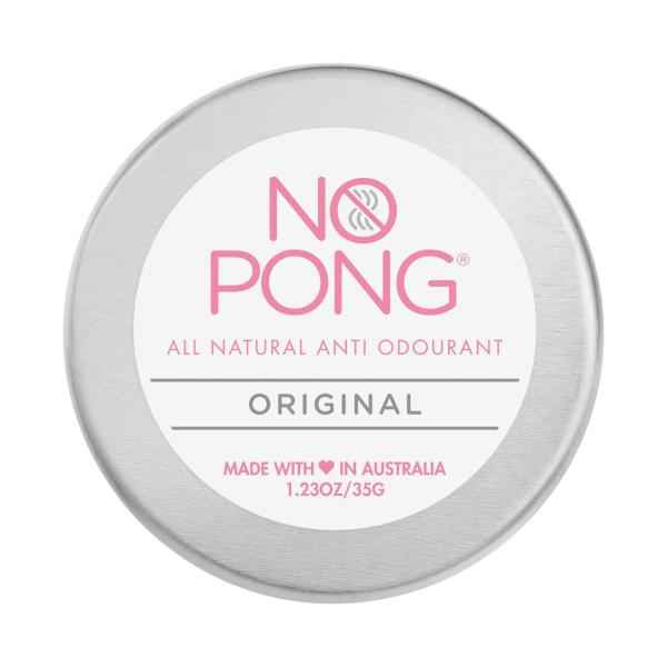 NO PONG DEODORANT ALL NATURAL CREAM ORIGINAL 35 GRAM