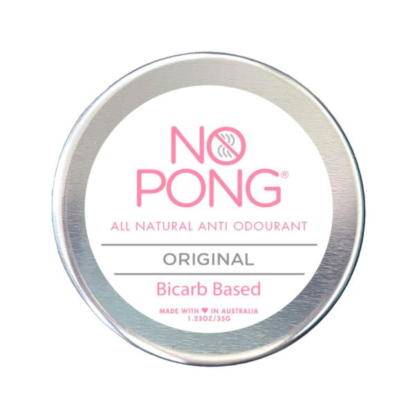 NO PONG DEODORANT ALL NATURAL CREAM ORIGINAL 35 GRAM