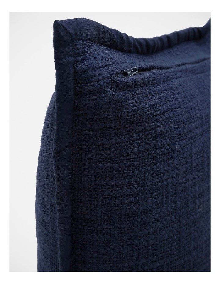 Navy Textured Cushion Cover