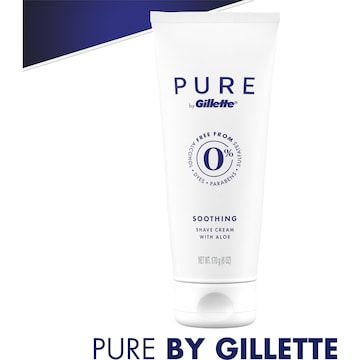 Gillette Pure Shaving Cream For Men 170g