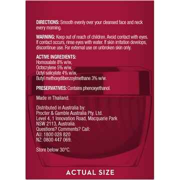 Olay Regenerist Whips Face Cream Moisturiser UV SPF 30 50g