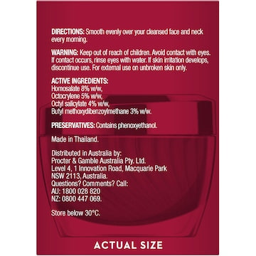 Olay Regenerist Whips Face Cream Moisturiser UV SPF 30 50g