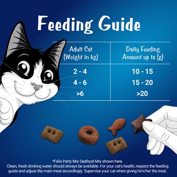 Felix Party Mix Cat Treats Seafood 60g