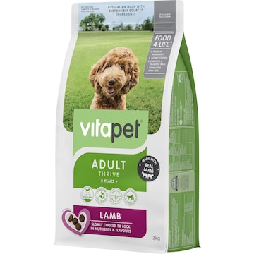 Vita Pet Dry Dog Food Adult Lamb 3kg